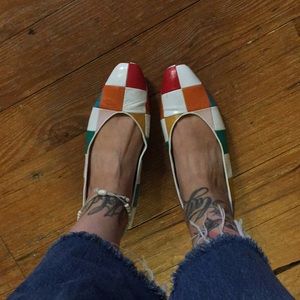 Vintage leather flats